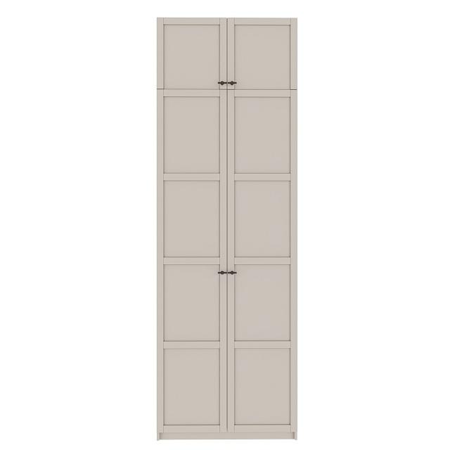 Шкаф распашной Скаген - 2 с антресолью Сантьяго