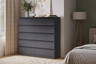 Комод Мальм - 20 Графит