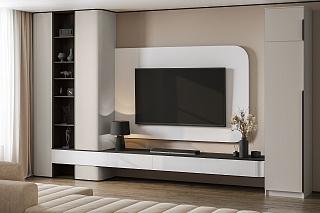 Шкаф распашной Марсель - 1 Кашемир с антресолью