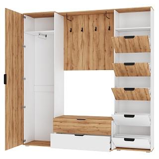 Прихожая Санти - 3 Белый