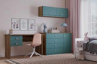 Антресоль Скарабей - 1 МДФ Аквамарин