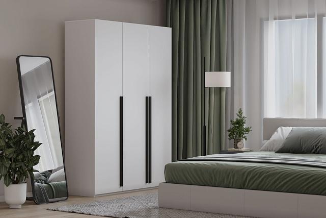 Шкаф распашной Лорена Пакс - 3 Белый