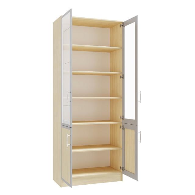 Книжный шкаф Альма - 9 Дуб Молочный