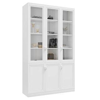 Книжный шкаф Библиограф - 3 №3 Белый