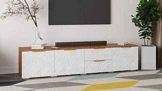 Тумба под ТВ Асти - 2 Белый