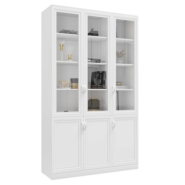 Книжный шкаф Библиограф - 3 №3 Белый