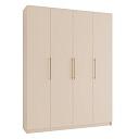 Шкаф распашной Калифорния - 4 Сатин