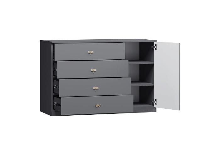 Комод Стрекоза - 2 МДФ Графит