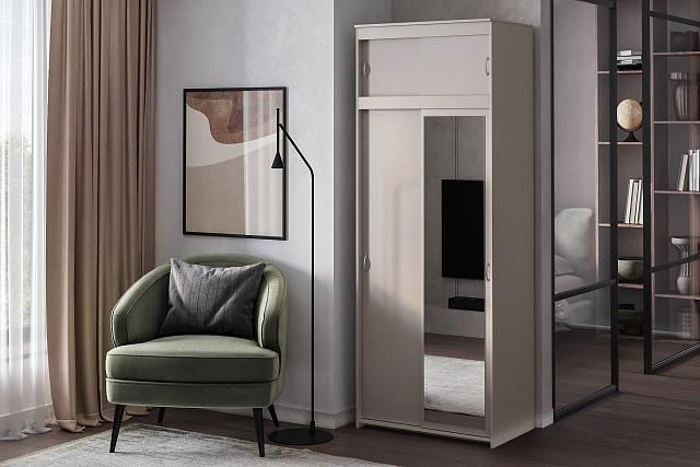 Шкаф-купе Миллениум-2 Кашемир с антресолью