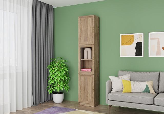 Книжный шкаф Карлос - 17 Дуб Сонома