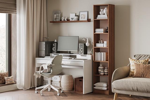 Стеллаж Билли - 10 Орех Экко