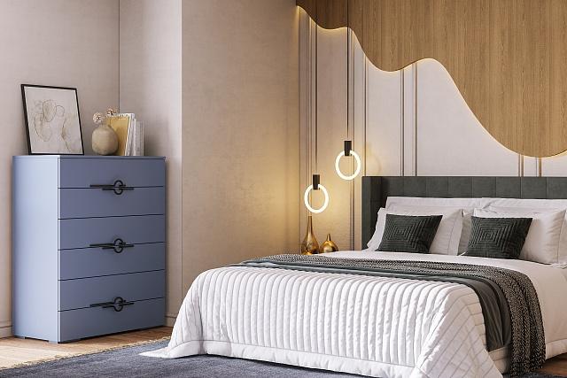 Комод Белиз - 5 Альби Полуночно-Синий