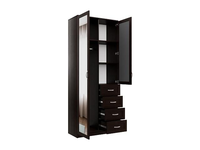 Шкаф распашной Стелла - 8 Венге