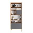 Стеллаж Скарлет - 3 Графит