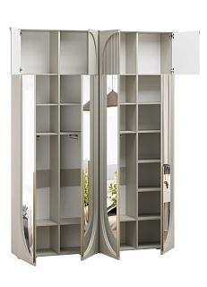 Шкаф распашной Брей - 2.2 с антресолью Кашемир