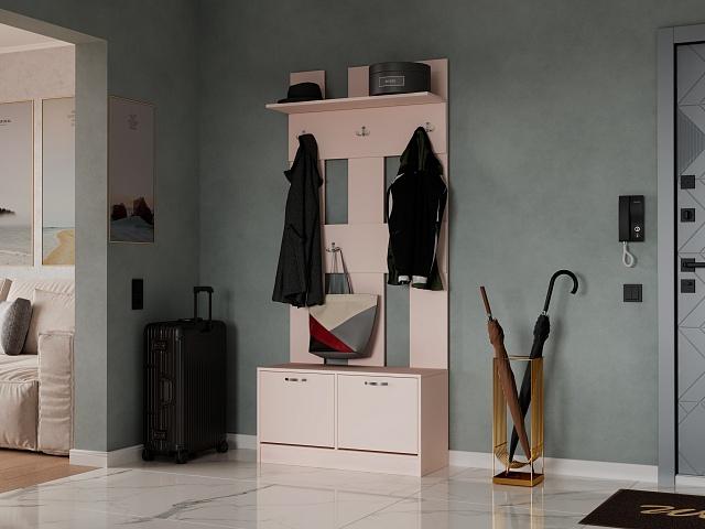 Прихожая Ольга - 1 перфорированная Кашемир