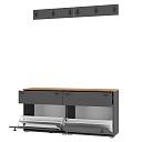 Прихожая Квели - 2 Графит