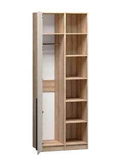 Шкаф распашной Хейсон - 27 Блэквуд Ячменный / Кашемир