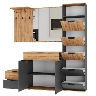 Прихожая Санти - 2 Графит