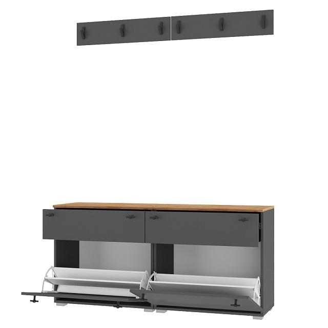 Прихожая Квели - 2 Графит