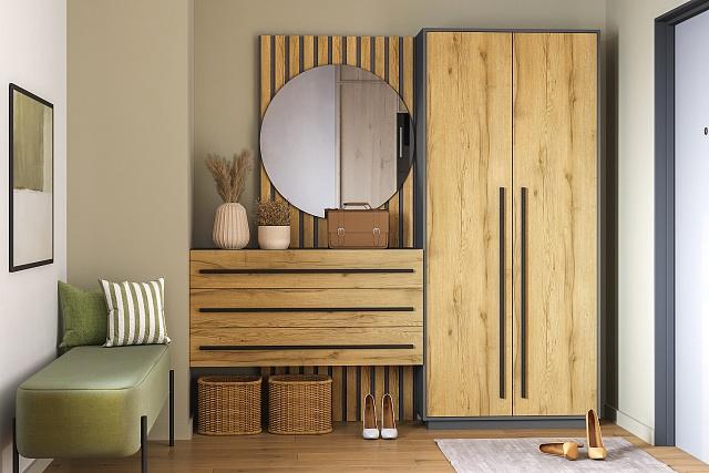 Прихожая Неаполь - 7 Графит