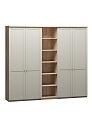 Шкаф распашной София РАХ - 28 МДФ Кастелло Медовый / Кашемир