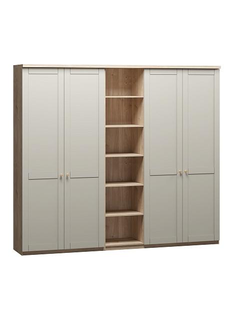 Шкаф распашной София РАХ - 28 МДФ Кастелло Медовый / Кашемир