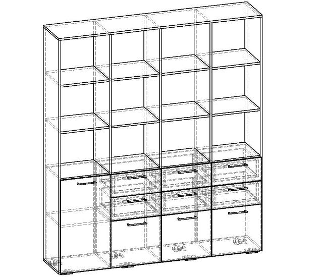 Стеллаж Бриз - 4.08