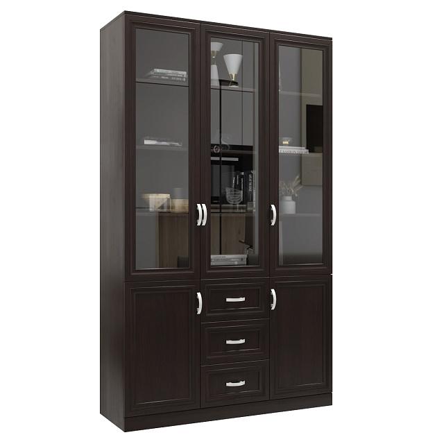 Книжный шкаф Библиограф - 3 №6 Венге