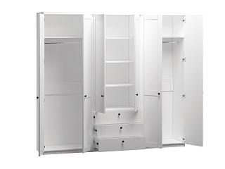 Шкаф распашной София РАХ - 12 МДФ Белый