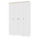 Шкаф распашной Квели - 4 Белый