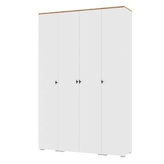 Шкаф распашной Квели - 4 Белый