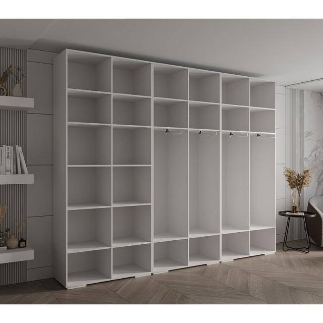 Шкаф распашной Мори - 14 Белый