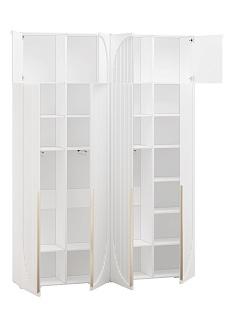 Шкаф распашной Брей - 2 с антресолью Белый