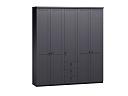 Шкаф распашной София РАХ - 13 МДФ Графит