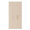 Шкаф распашной Калифорния - 3 с антресолью Сатин