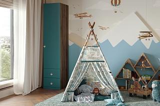 Пенал Скарабей - 1.2 МДФ Аквамарин