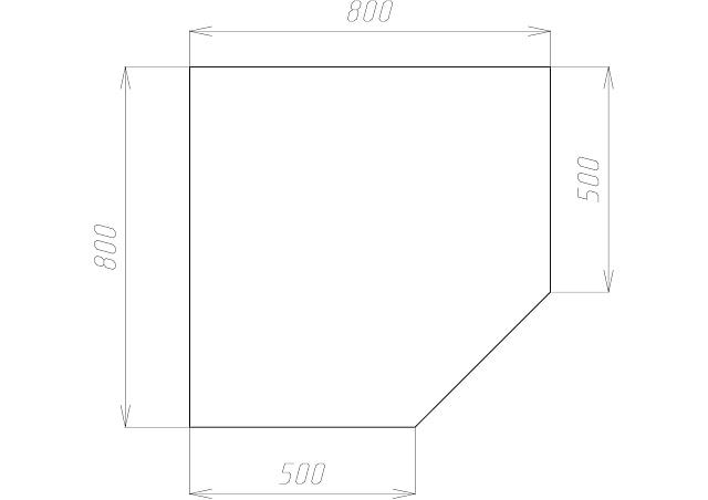 Шкаф угловой Стильный - 1У Белый
