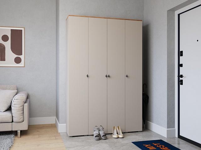 Шкаф распашной Квели - 4 Кашемир