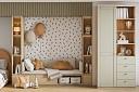 Шкаф распашной София РАХ - 36 МДФ Кастелло Медовый / Кашемир