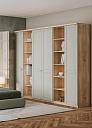 Шкаф распашной София РАХ - 25 МДФ Кастелло Медовый / Кашемир