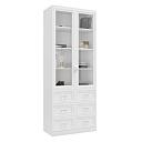 Книжный шкаф Библиограф - 2 №5 Белый