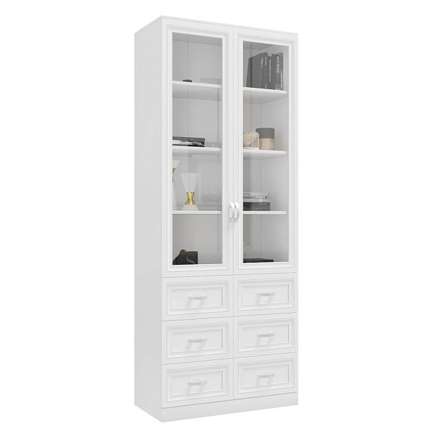 Книжный шкаф Библиограф - 2 №5 Белый