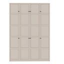 Шкаф распашной Скаген - 4 с антресолью Сантьяго