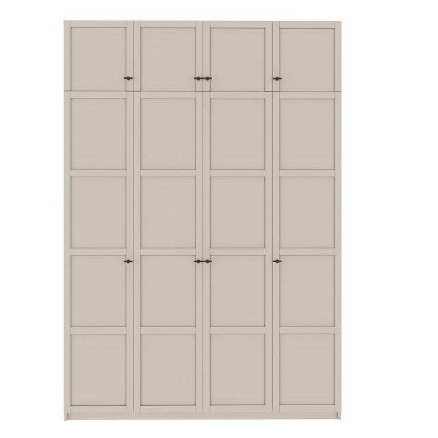 Шкаф распашной Скаген - 4 с антресолью Сантьяго