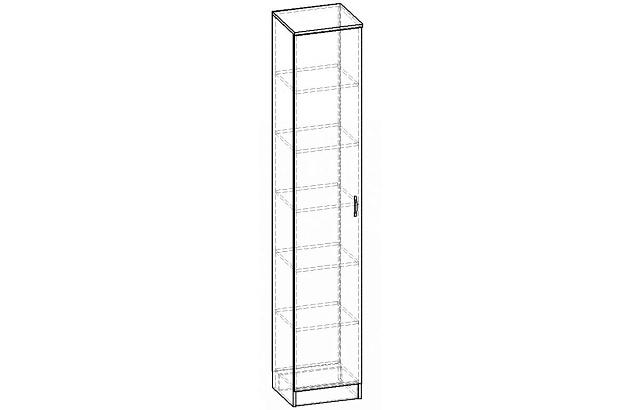 Шкаф распашной Горизонт - 1 ШР.017.400-01