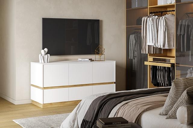 Комод Exeed - 3 Белый