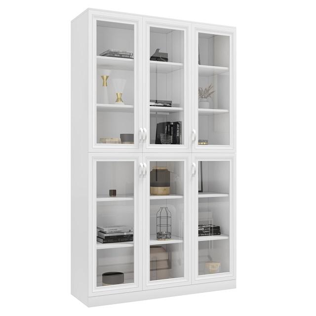 Книжный шкаф Библиограф - 3 №2 Белый