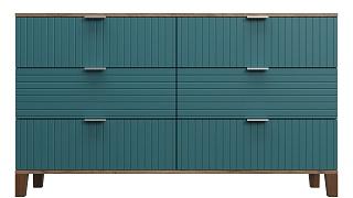 Комод Марвин Йорк - 7 Аквамарин