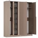 Шкаф распашной Бонди - 4 Капучино